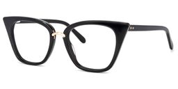 Tallulah Cat Eye Black Glasses 1
