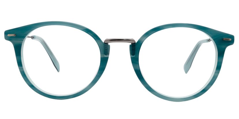 Thomas Round Green Glasses