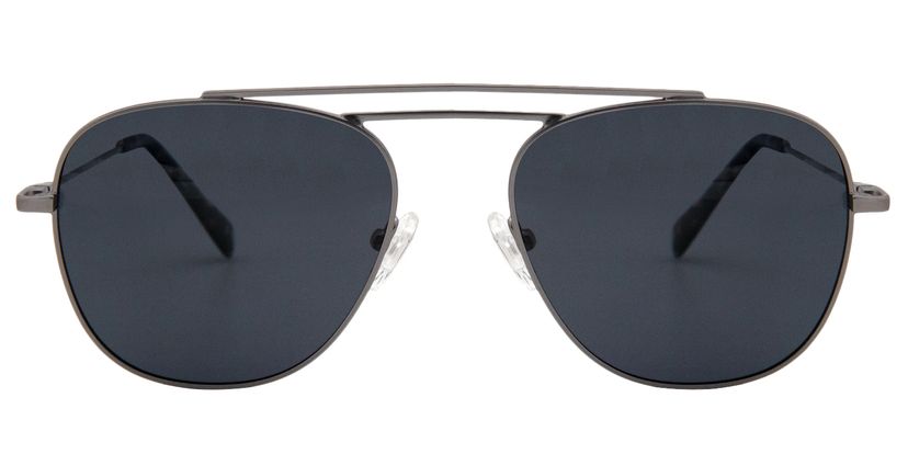Zachary Aviator Gray Sunglasses