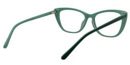 Acton Rectangle Dark-Green Glasses5