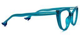 Theodore Cateye Peacock-Blue Glasses3