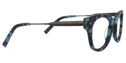 Tatum Round Blue-Camouflage Glasses 3
