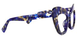 Tristan Cateye Blue-Floral Glasses3