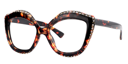 Flora Butterfly Tortoise Eyeglasses5