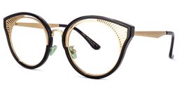 Wiktoria Cateye Black Glasses1