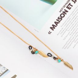 Gold Leaves Eyeglasses Chain-011