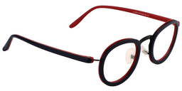 Pearl Oval Blue Glasses2