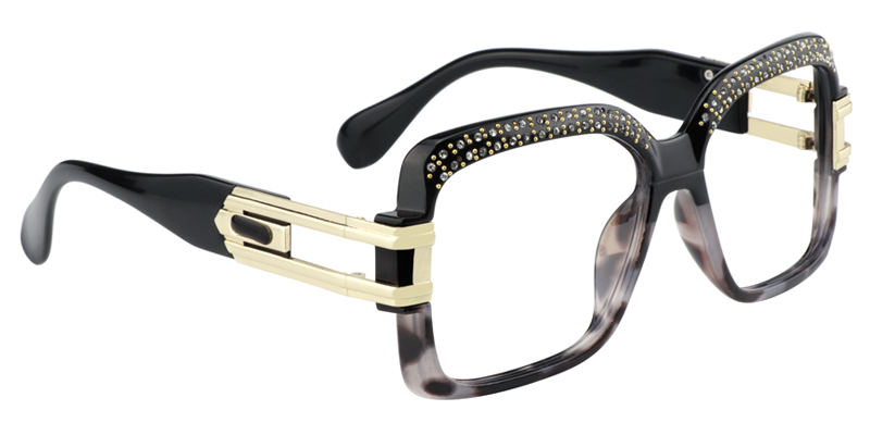 Square Gray Tortoise Glasses3