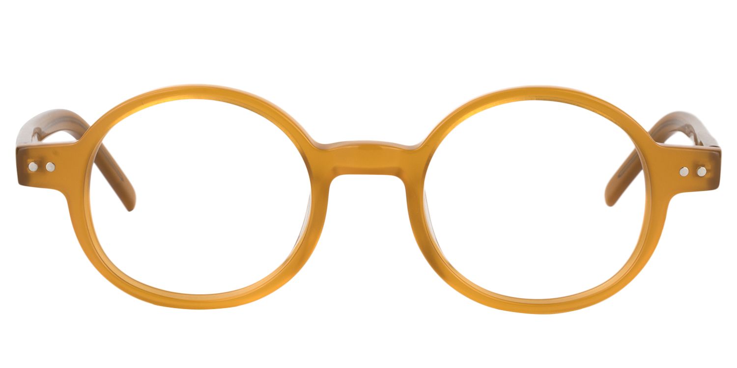 Oval Light Brown Glasses | Zeelool Glasses0