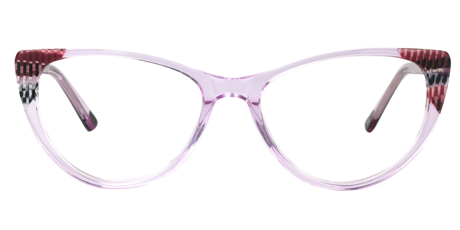 Cat Eye Purple Glasses | Zeelool Glasses0