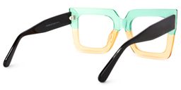 Brandon Square Green-Orange Glasses4