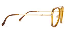 Esmeralda Aviator Light-Brown Glasses3