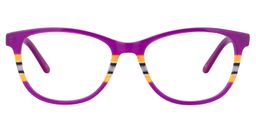 Natalie Square Purple Glasses0