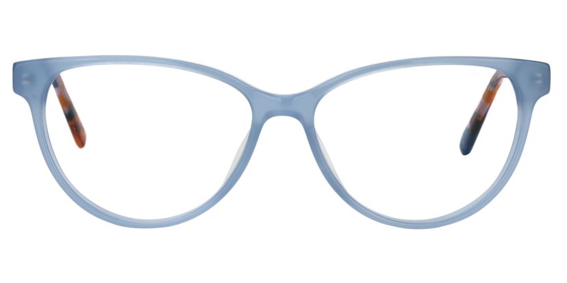 Agrippina Oval Light Blue Glasses