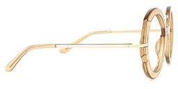 Keona Round Beige Glasses3