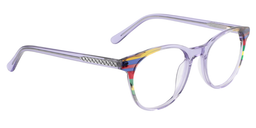 Magda Round Light Purple Glasses3