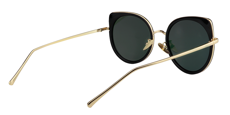 Cateye Black Sunglasses | Zeelool Sunshades5