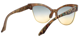 Harriet Cateye Green Floral Sunglasses5