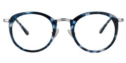 Ainslie Round Blue Tortoise Glasses0
