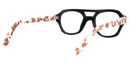 Cordero Round Black Glasses4