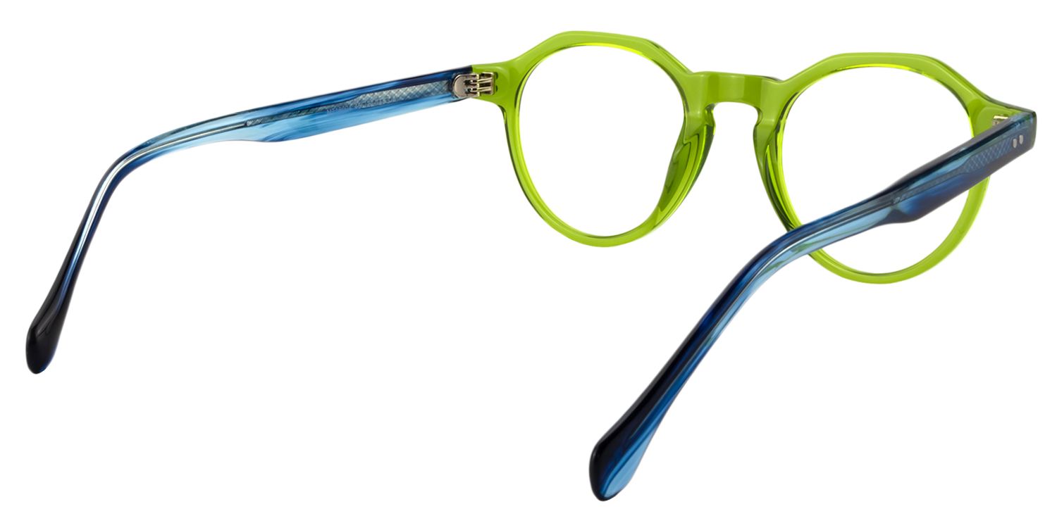Round Green Glasses | Zeelool Glasses5