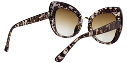Queenie Cateye Light Tortoise Sunglasses5