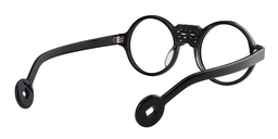 Magee Round Black Glasses5