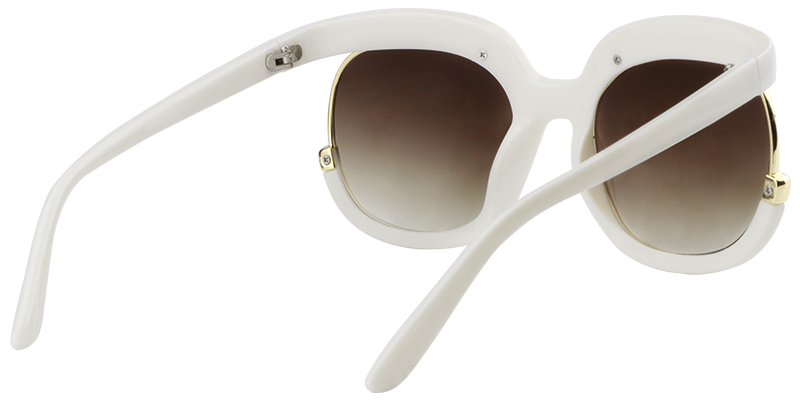 Round White Sunglasses | Zeelool Sunglass Frames5