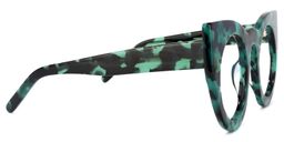 Ophelia Cateye Green-Floral Glasses3
