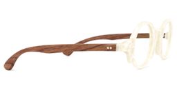 Charlie Round White Glasses3