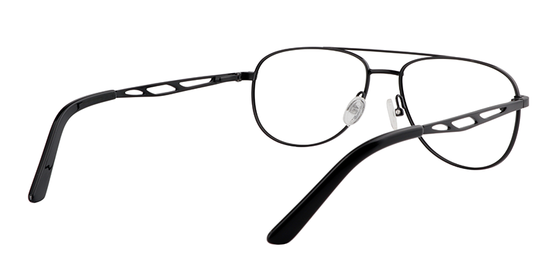 Aviator Black Glasses | Zeelool Eyeglasses Online5