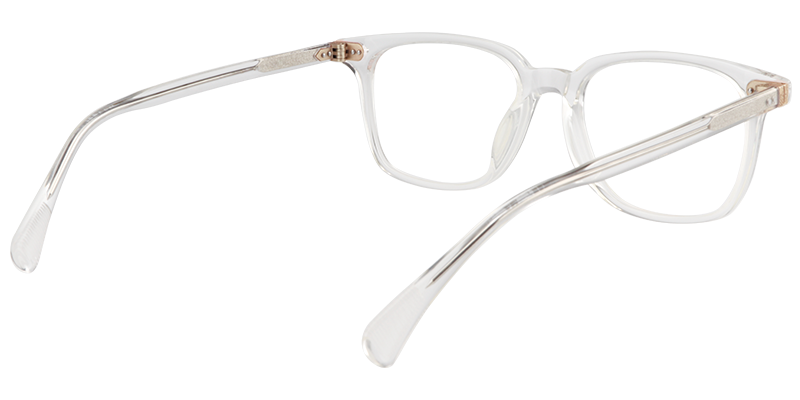 Rectangle Clear Glasses | Zeelool Eyeglasses5