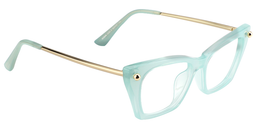Nelly Cat Eye Green Glasses4