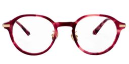 Doreen Round Red Glasses 0