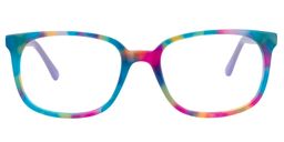 Angell Rectangle Blue Glasses0