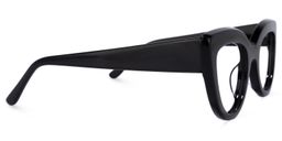 Caren Cateye Black Glasses3