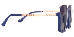 Garry Square Blue Sunglasses3