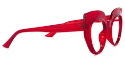 Depp Cateye Red Glasses3