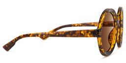 Garth Round Yellow-Tortoise Sunglasses3