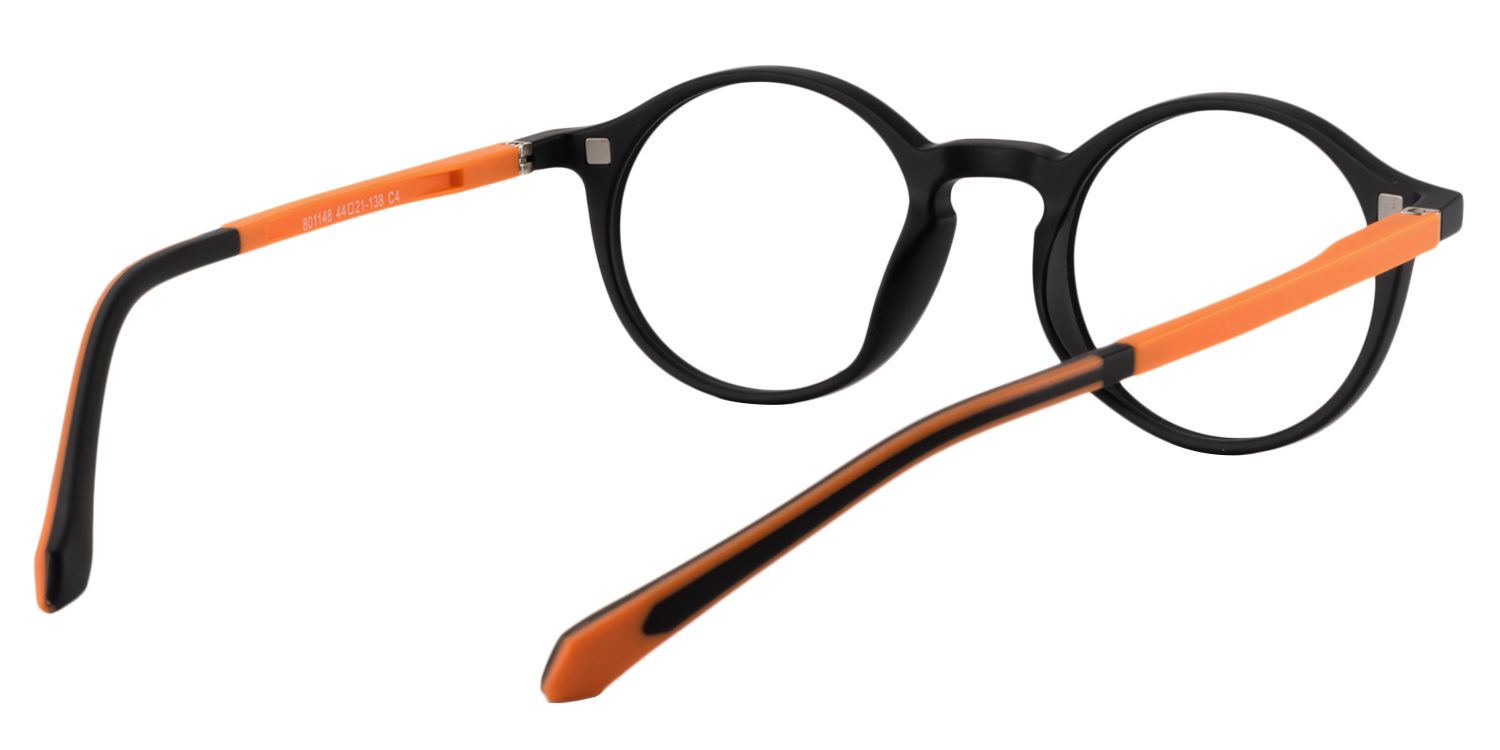 Clip-on Black Glasses | Zeelool Glasses6