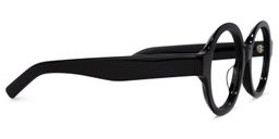 Chavis Round Black Glasses3