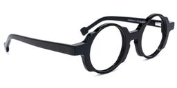 Deleon Round Black Glasses2