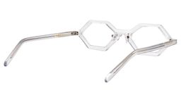 Caesar Geometric Clear Glasses5