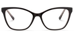 Calista Cat eye Black Glasses0