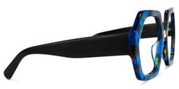 Otero Geometric Blue-Floral Glasses3