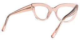 Caren Cateye Beige Glasses4