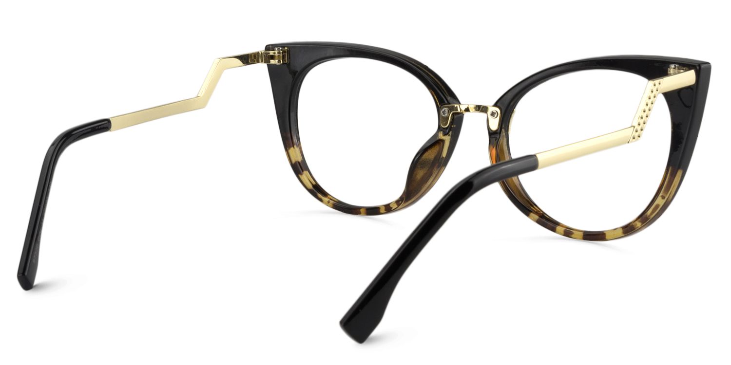 Cat Eye Tortoise Glasses | Zeelool Glasses5