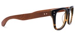 Garz Rectangle Black Glasses3