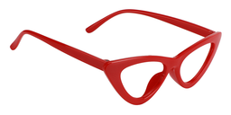 Joanna Cat Eye Red Glasses3