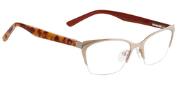 Gaby Browline Beige Glasses3
